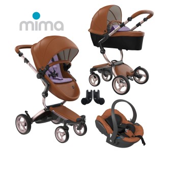 MIMA Trio Xari Rose Gold, Camel, Lavander