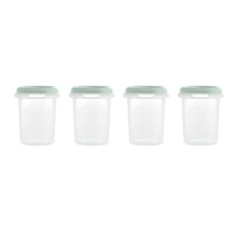 MINILAND Conjunto de 4 Recipientes Hermticos 250ml