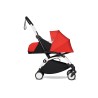 BABYZEN Yoyo 2 Duo, Carrinho de passeio com chassis branco e Pack recm nascido 0+ Vermelho