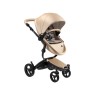 Mima Xari Carro Chassis Preto e Assento Champagne