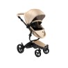 Mima Xari Carro Chassis Preto e Assento Champagne