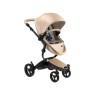 Mima Xari Carro Chassis Preto e Assento Champagne