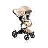 Mima Xari Carro Chassis Preto e Assento Champagne